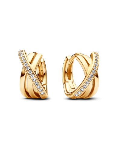 HOOP EARRINGS WITH A 1 1/2" GOLD PLATING