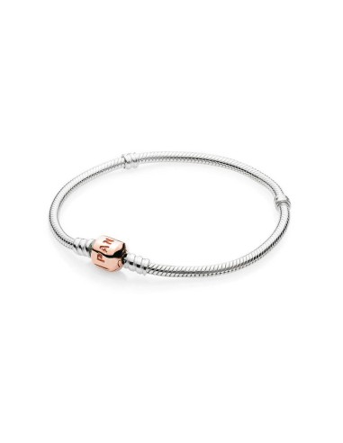 PULSERA PLATA MOMENTS CIERRE PANDORA ROSE