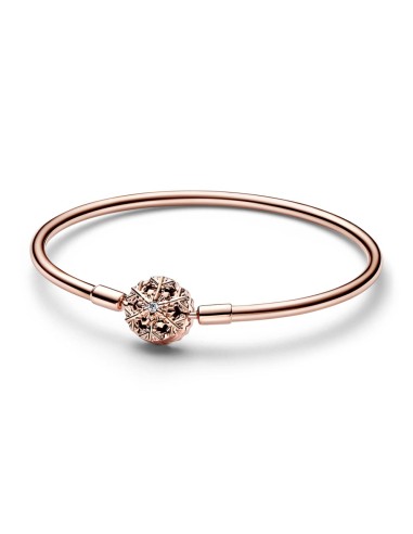 Bracelet MOMENTS ROSE CIERRE COPO DE NIEVE