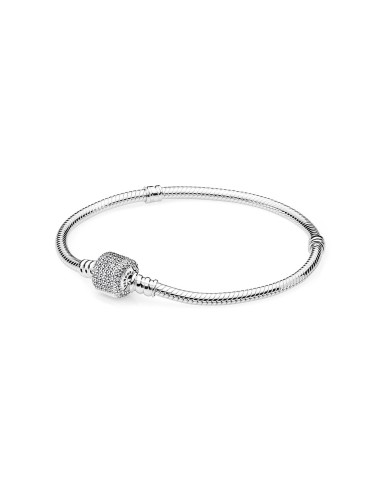 PULSERA PLATA CIERRE CIRCONITAS