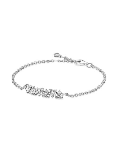 PULSERA EN PLATA DE PRIMERA LEY CORAZONES SIN FIN