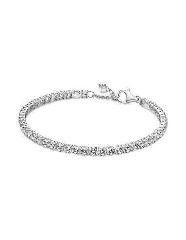 PULSERA TENIS EN PLATA DE PRIMERA LEY BRILLANTE AD