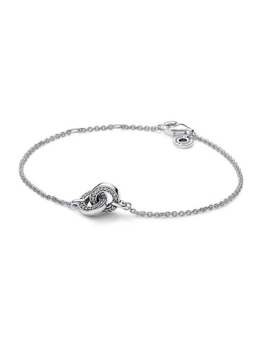 Pulsera Pandora Signature en plata de ley Pav Ent