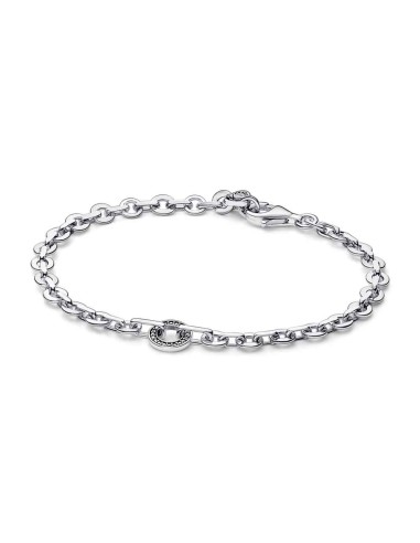 Pulsera Pandora Signature en plata de ley Cadena G