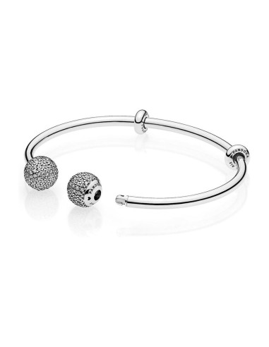 Bracelet PLATE PANDORA PAVE CIRCONITAS