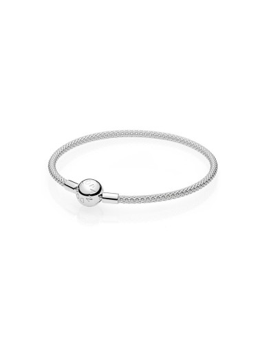 PULSERA PLATA MOMENTS MALLA