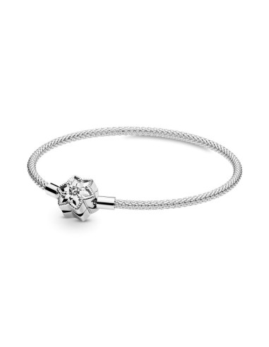 Bracelet PLATE MOMENTS COPOS DE NIEVE BRILLANTES