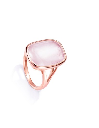 THE RING VICEROY FLAT JEWELRY IP PINK QUARTER