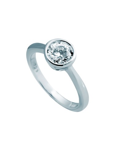 ANILLO PLATA CHATN CIRCONITA 7MM