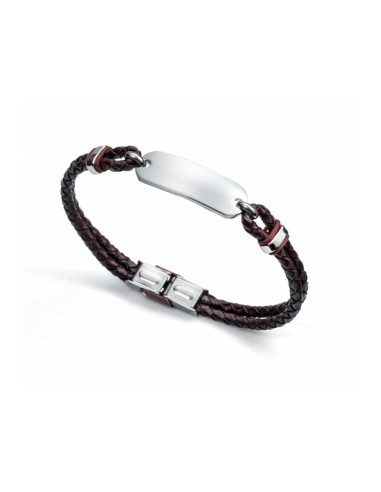 PULSERA VICEROY ACERO Y PIEL FASHION