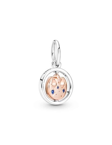 ROTATING PENDANT IN SILVER FIRST LAW AND WITH U