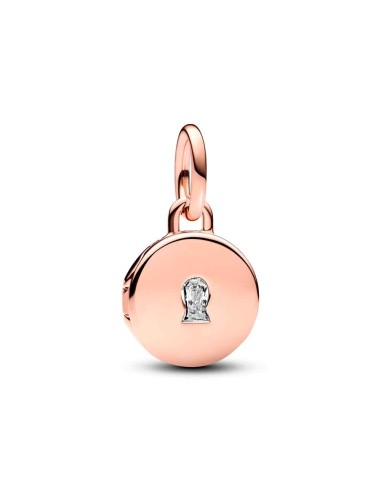 CHARM COLGANTE WITH A RECEPTION IN ORO ROSA