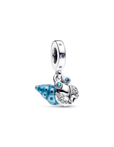 Charm Colgante en plata de ley Cangrejo Ermitao q