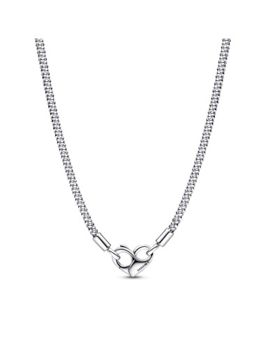 NECKLACE PANDORA MOMENTS IN STERLING SILVER CHAIN WITH