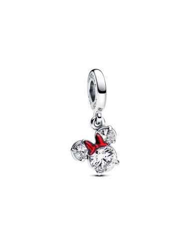 CHARM COLGANTE EN PLATA DE LEY SILUETA DE MINNIE M