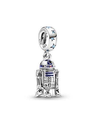 ABALORIO PLATA COLGANTE R2D2 STAR WARS