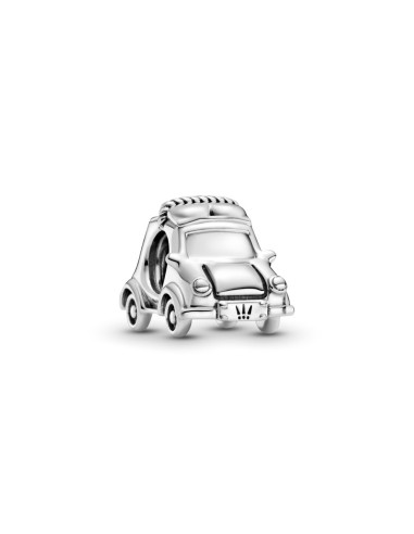 SILVER ELECTRIC CAR CHARM