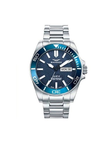 RELOJ SANDOZ CAB DIVER ACERO ARMYS ESF AZUL