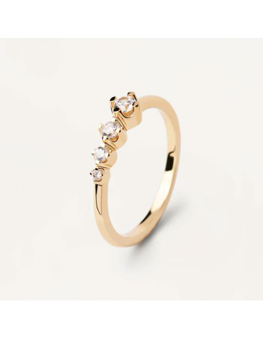 ANILLO SPARK PLATA DORADA PDPAOLA