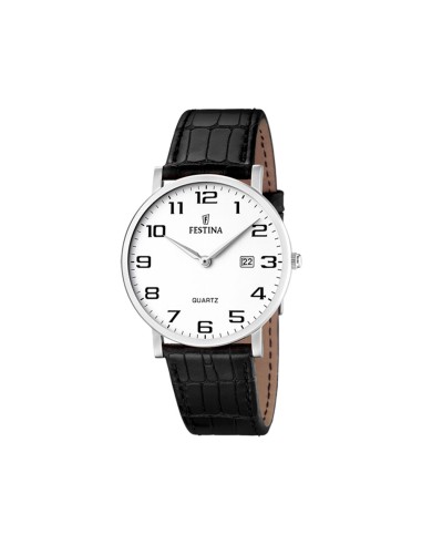 RELOJ FESTINA CAB ACERO CORREA ESFERA BLANCA