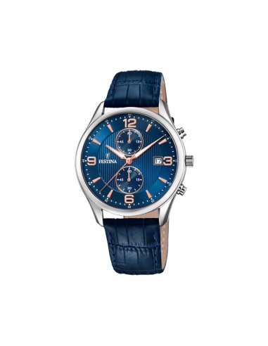 RELOJ FESTINA TIMELESS CHRONOGRAPH ESFERA AZUL COR