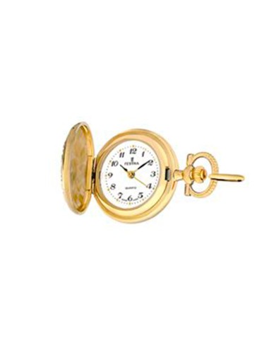 RELOJ FESTINA BOLSILLO ACERO IP DORADO