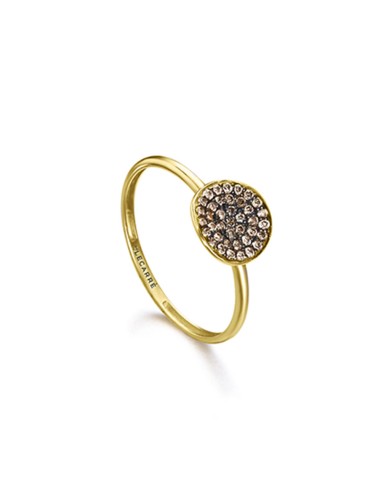 ANILLO VITA ORO  DIAMANTES BROWN