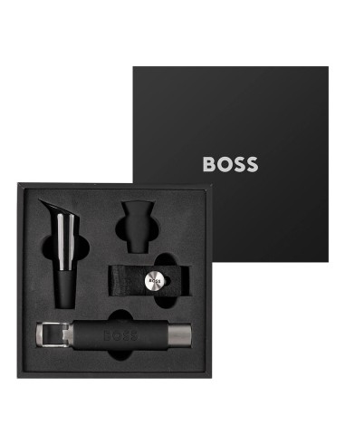 SET OF WINE ICONIC BLACK HUGO BOSS