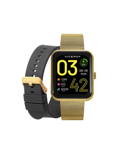 RELOJ VICEROY SMART ALUMINIO BRAZ DORADO Y CORREA