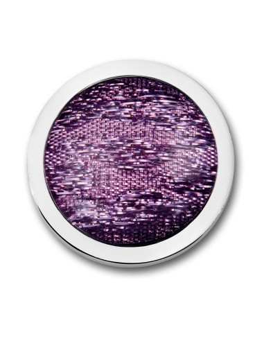 MONEDA INTENSO MORADO DISCO ACERO EFECTO COLORIDO