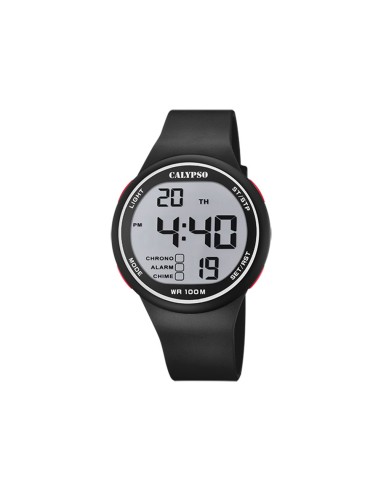 RELOJ CALYPSO DIGITAL CORREA NEGRA