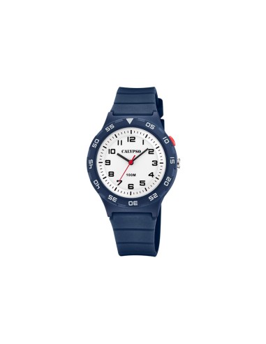 RELOJ CALYPSO INFANTIL CORREA Y CAJA AZUL ESF BLAN