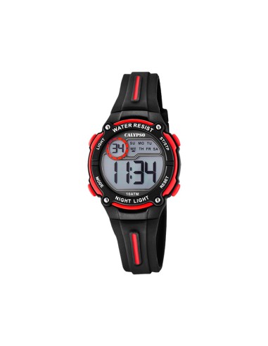 Watch CALYPSO KDT CRONO MULTIF DIGITAL NEGROROROJ