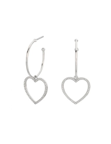 PENDIENTES PLATA ARO CORAZON