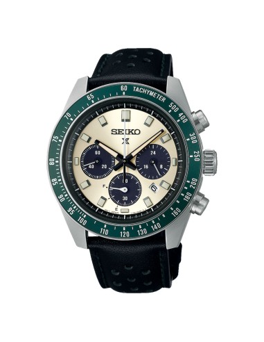 RELOJ SEIKO PROSPEX SPEEDTIMER SOLAR BISEL VERDE