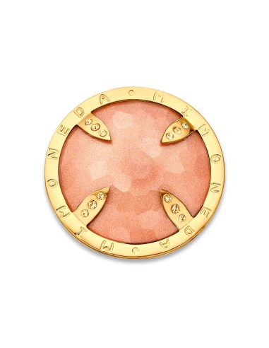 MONEDA BELIZE PEACH DISCO ACERO IP DORADO