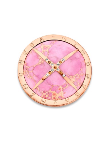 MONEDA DUENDE LAVENDER ROCK DISCO ACERO IP ROSE