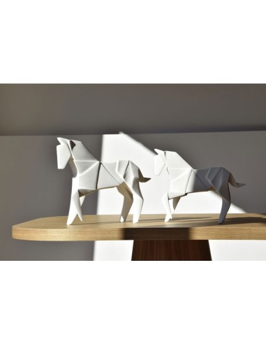 CABALLO CERAMICA BLANCO MATE 32X42X11 CM