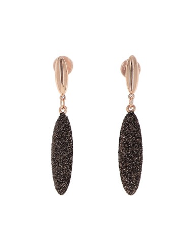 SILVER PESAVENTO POLVERE DI SOGNI EARRINGS Brown