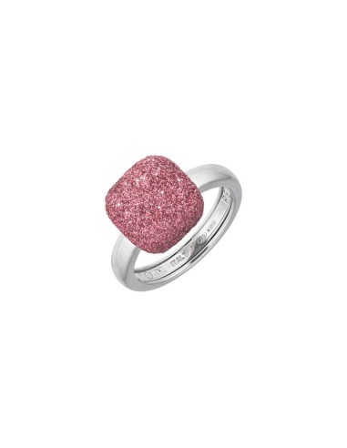 ANILLO PLATA PESAVENTO PSC RODIO BRILLO ROSA JAIPU