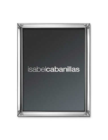 RECTANGULAR FRAME SILVER LIS 20X25CM