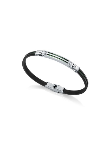 Bracelet VICEROY Steel PIEL NEGRA AND VERDE SR FN