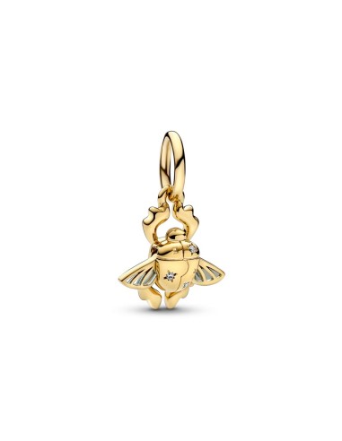 CHARM PENDANT WITH 14K GOLD PLATING