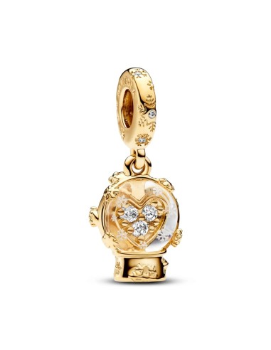 CHARM PENDANT WITH 14K GOLD PLATING