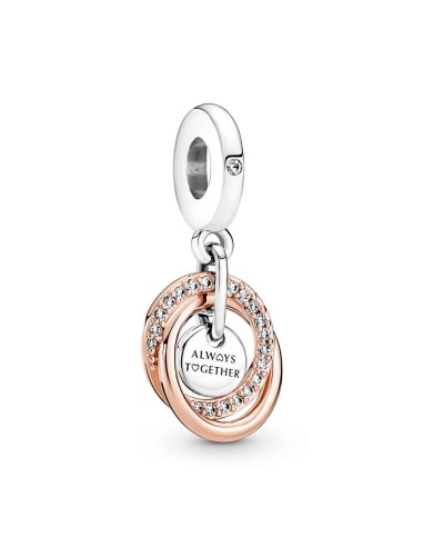 CHARM PENDANT IN STERLING SILVER AND WITH A