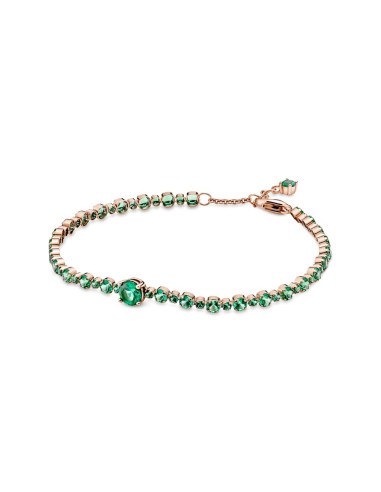 Bracelet PANDORA DORA WITH GREEN STONES