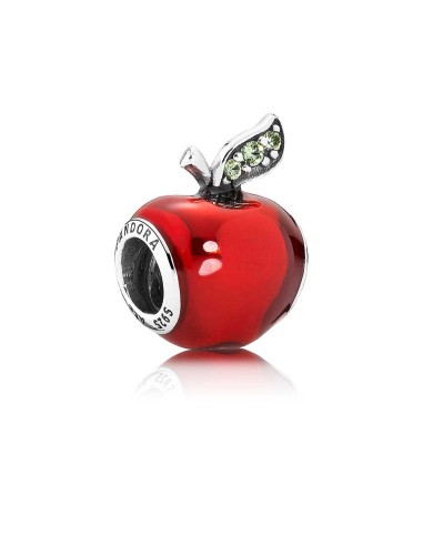 ABALORIO PLATA MANZANA DE BLANCANIEVES