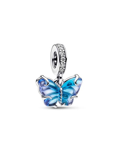 Charm Colgante de Cristal de Murano en plata de le