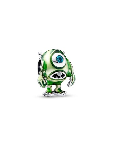 Charm en plata de ley Mike Wazowski de Disney Pixa