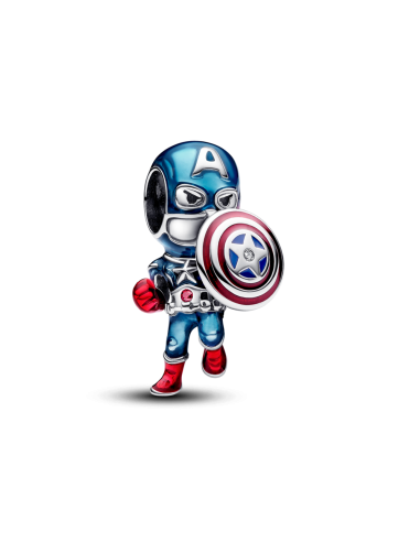 CHARM EN PLATA DE LEY CAPITAN AMERICA DE LOS VENGA